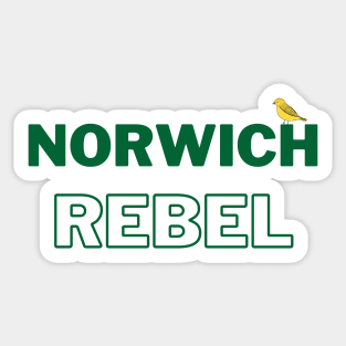 Norwich Rebel Sticker